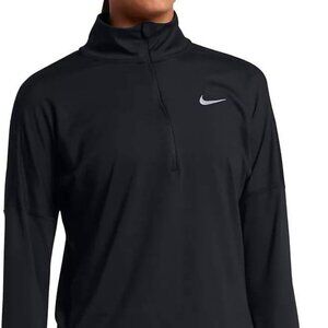Nike pro running shirt quarter zip with thumb holes
